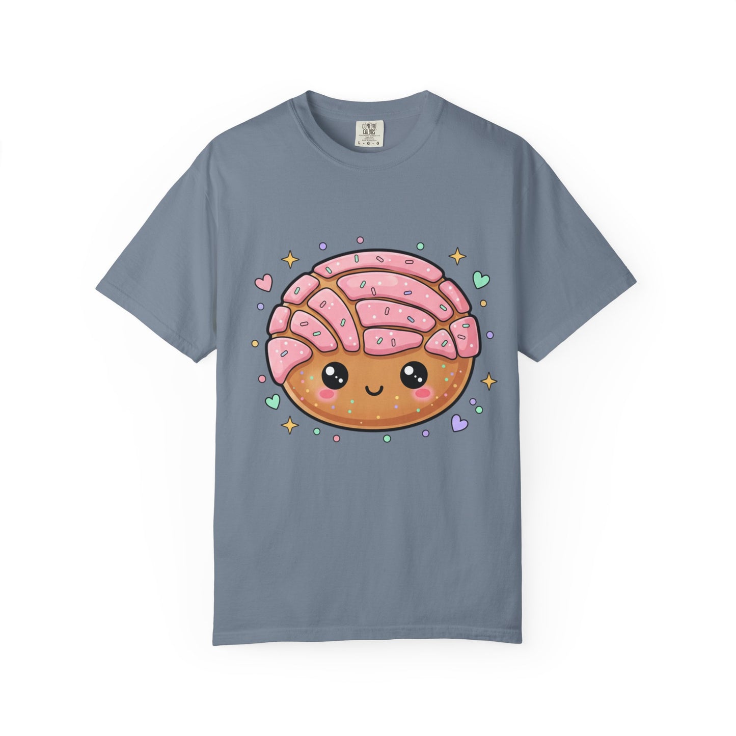 Kawaii Concha Pastry T-Shirt — Cute Mexican Sweet Bread Tee
