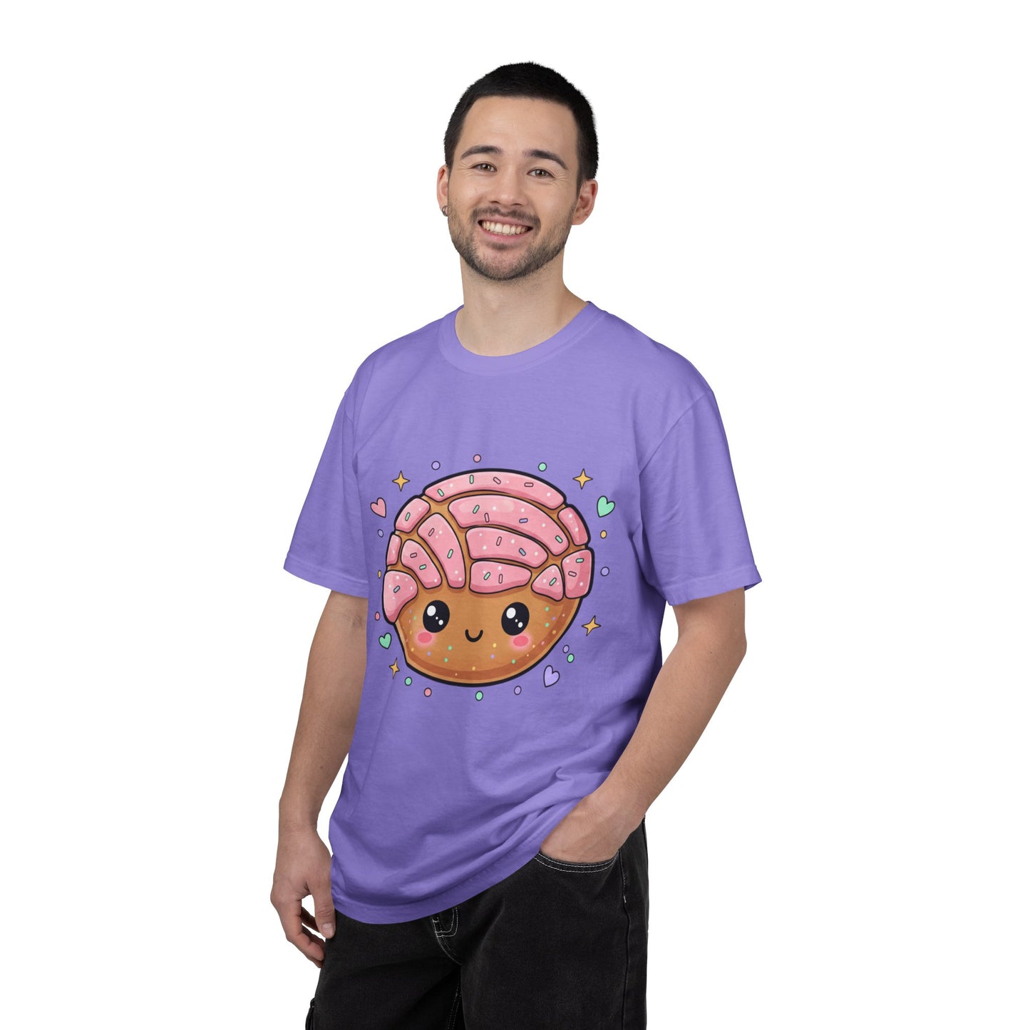 Kawaii Concha Pastry T-Shirt — Cute Mexican Sweet Bread Tee