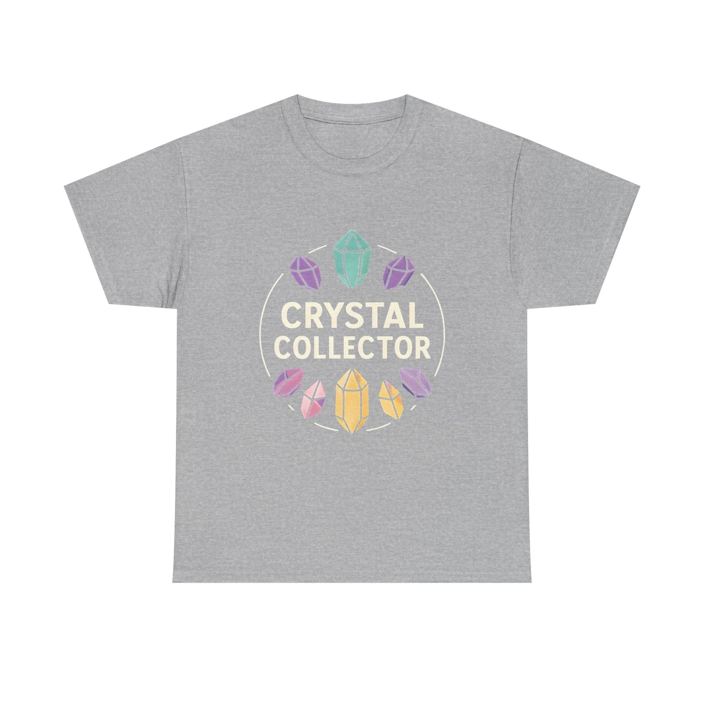 Crystal Collector Tee – Colorful Gemstone Graphic T-Shirt