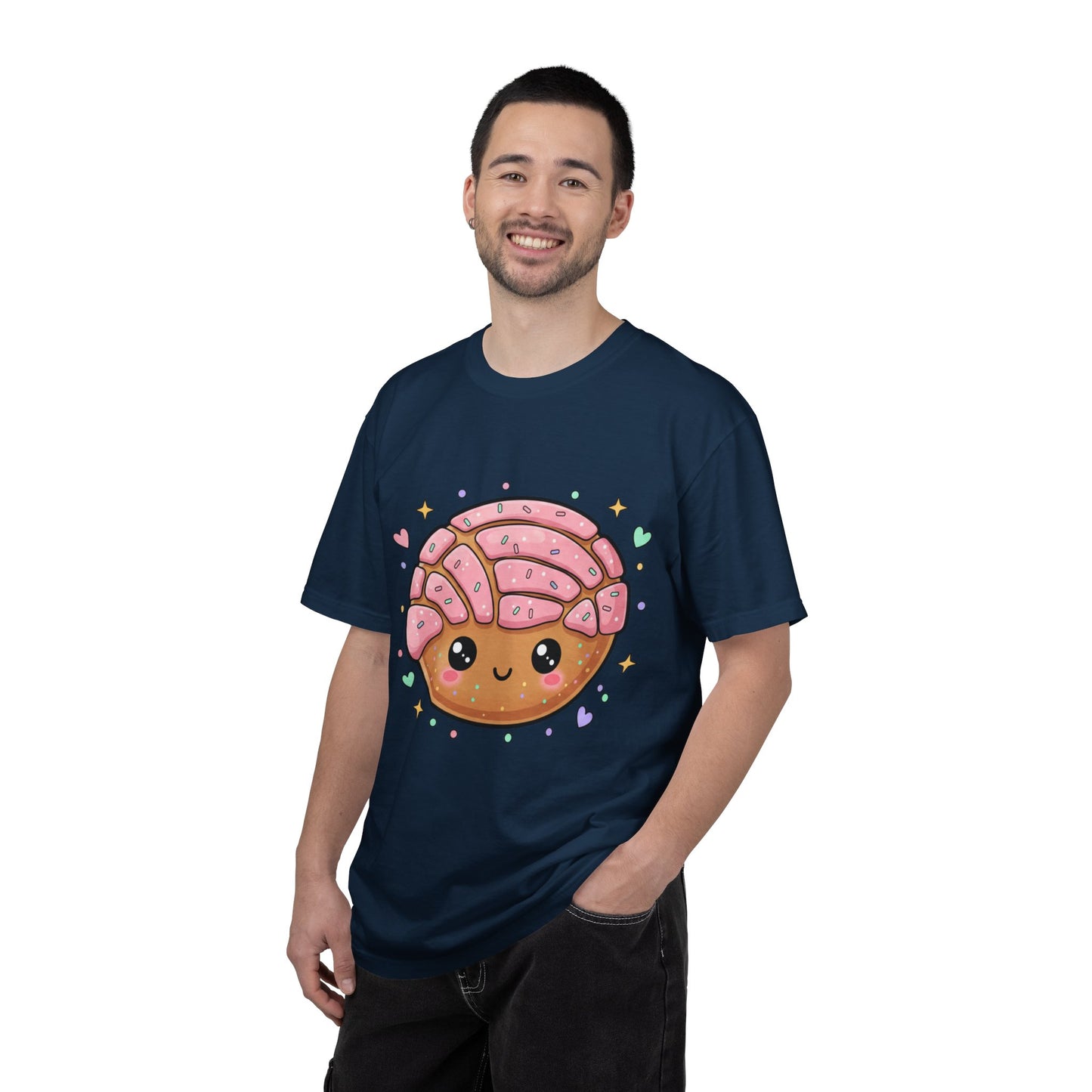 Kawaii Concha Pastry T-Shirt — Cute Mexican Sweet Bread Tee