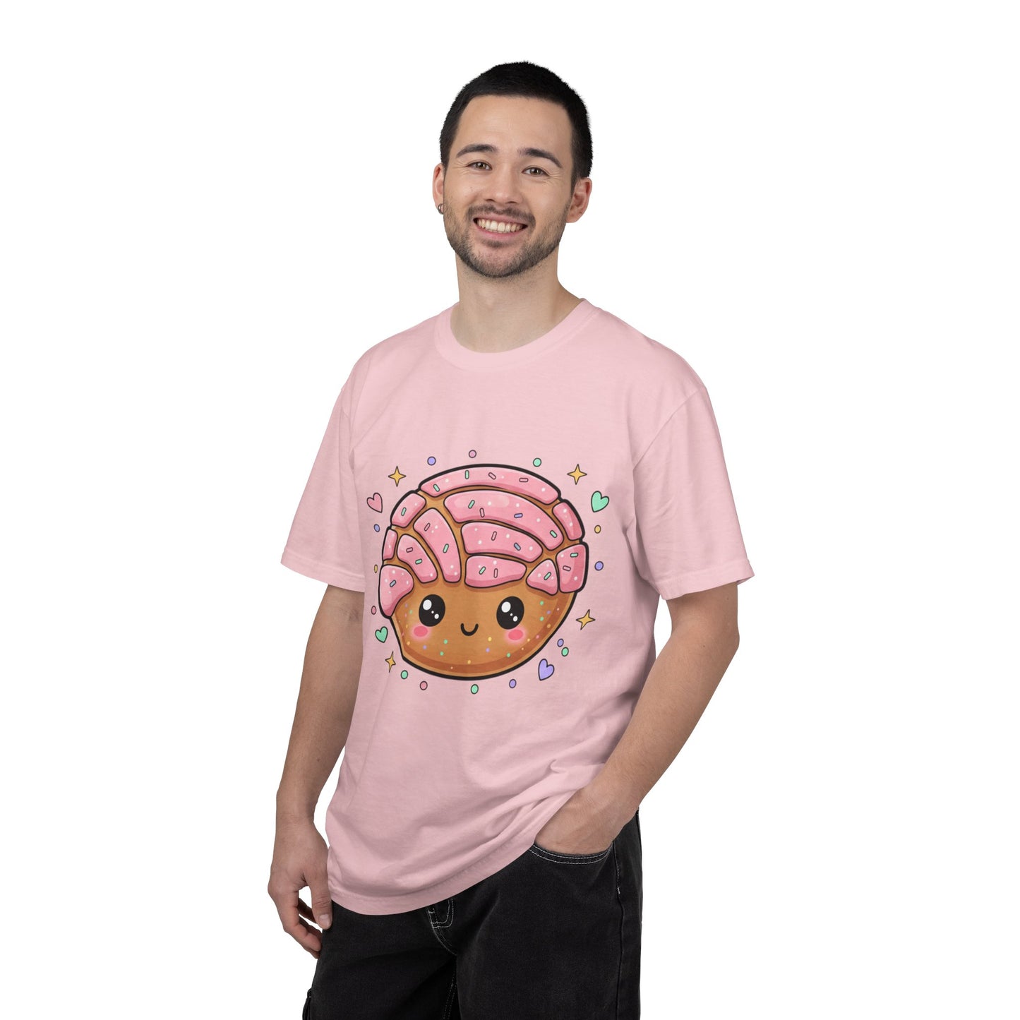 Kawaii Concha Pastry T-Shirt — Cute Mexican Sweet Bread Tee