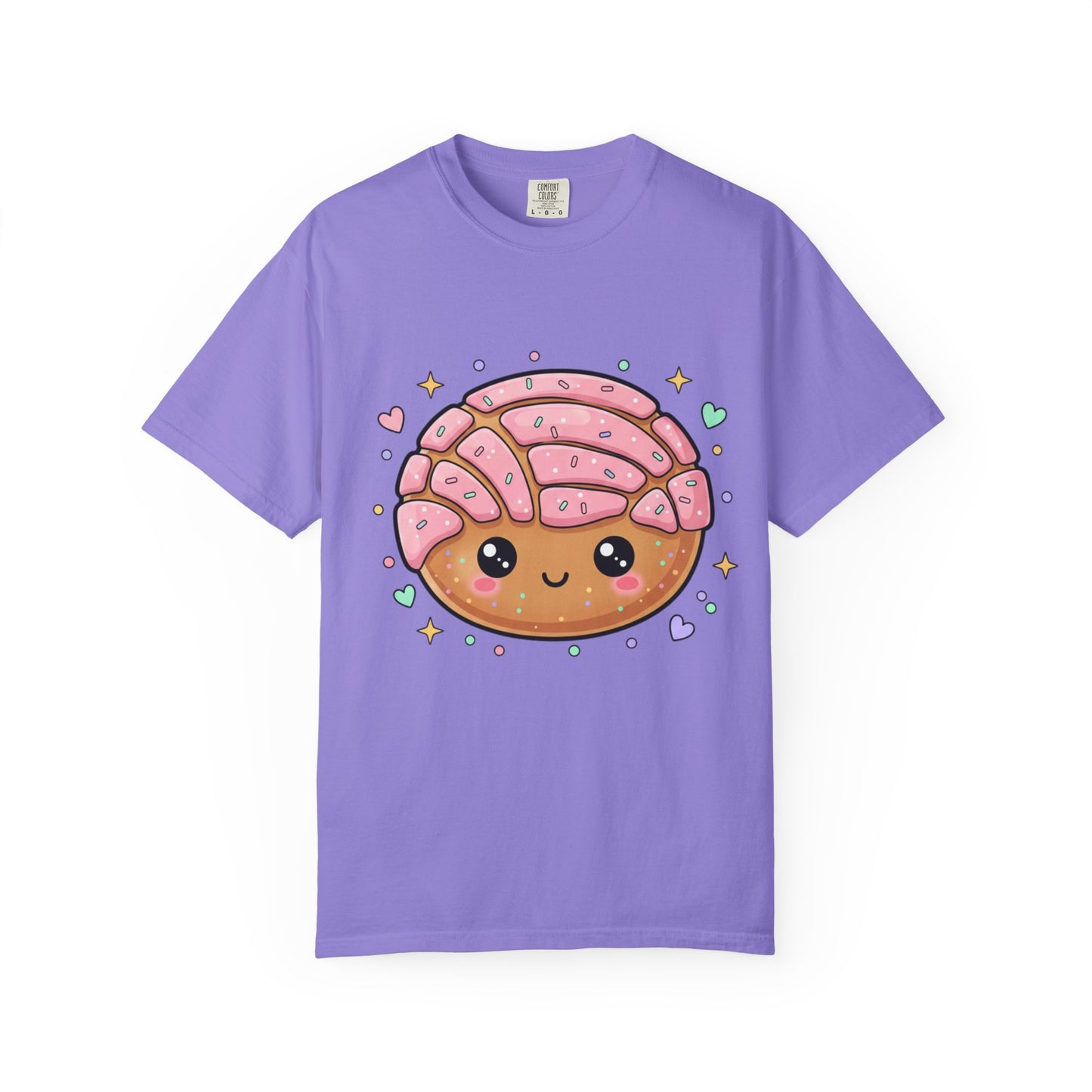 Kawaii Concha Pastry T-Shirt — Cute Mexican Sweet Bread Tee