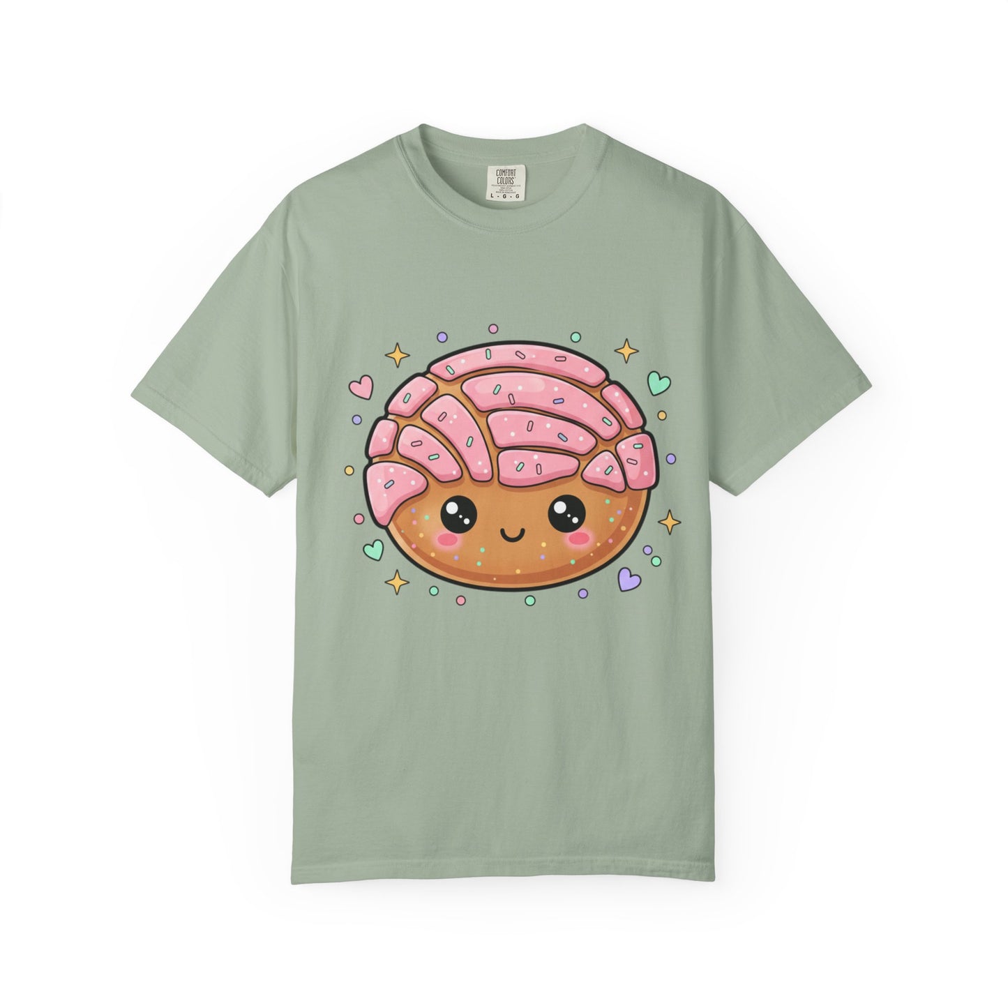 Kawaii Concha Pastry T-Shirt — Cute Mexican Sweet Bread Tee