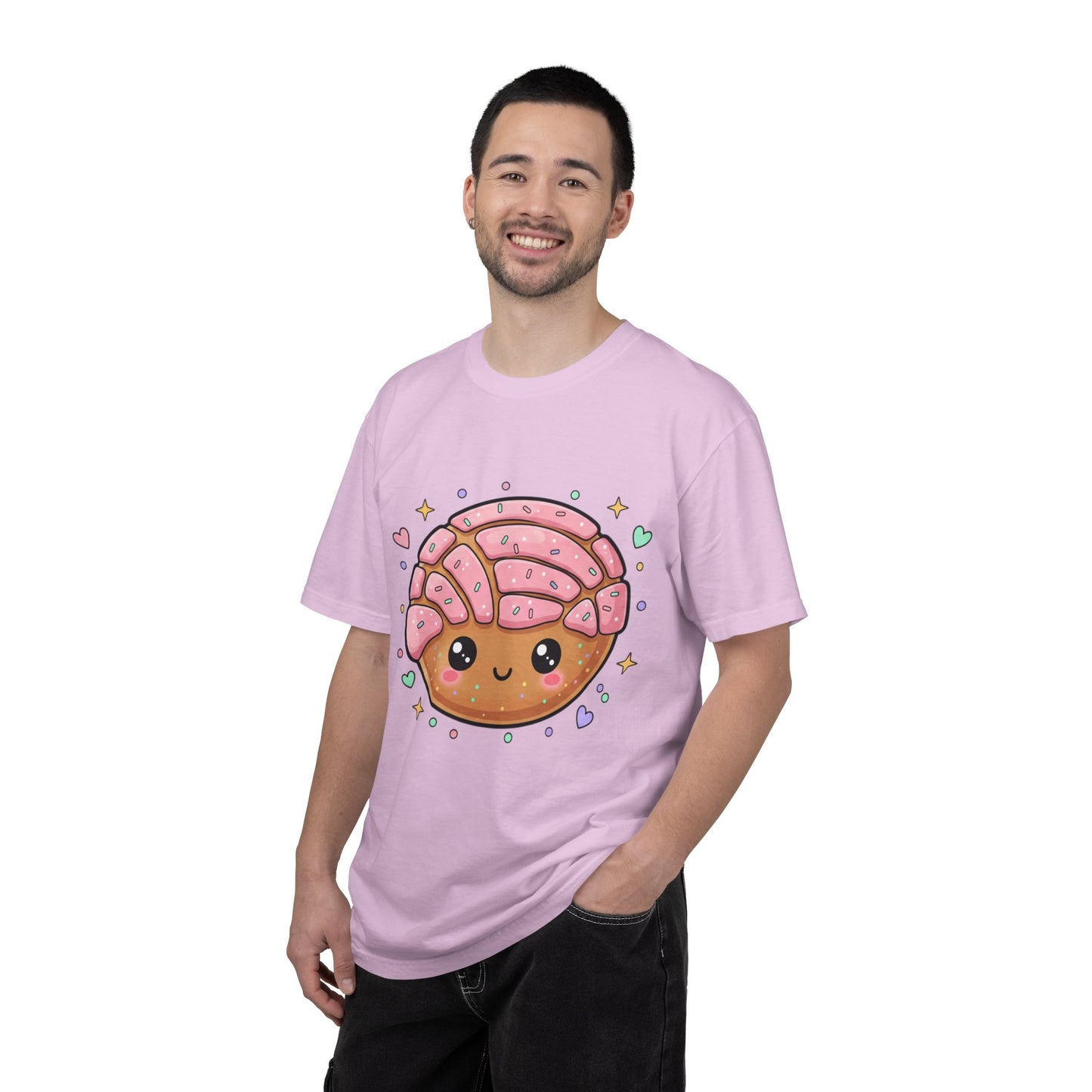 Kawaii Concha Pastry T-Shirt — Cute Mexican Sweet Bread Tee