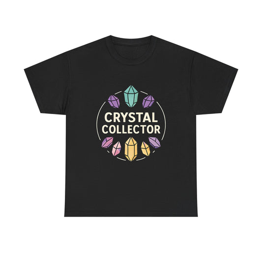 Crystal Collector Tee – Colorful Gemstone Graphic T-Shirt