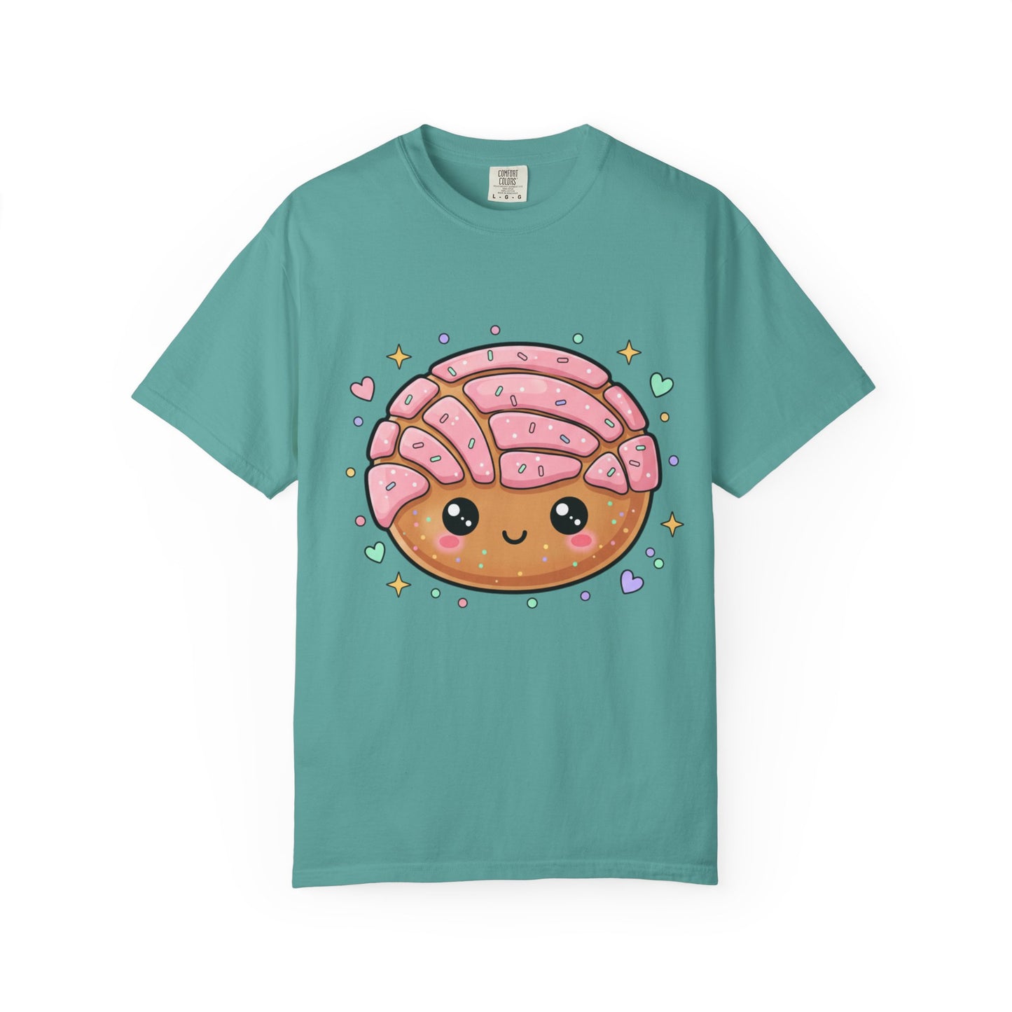 Kawaii Concha Pastry T-Shirt — Cute Mexican Sweet Bread Tee