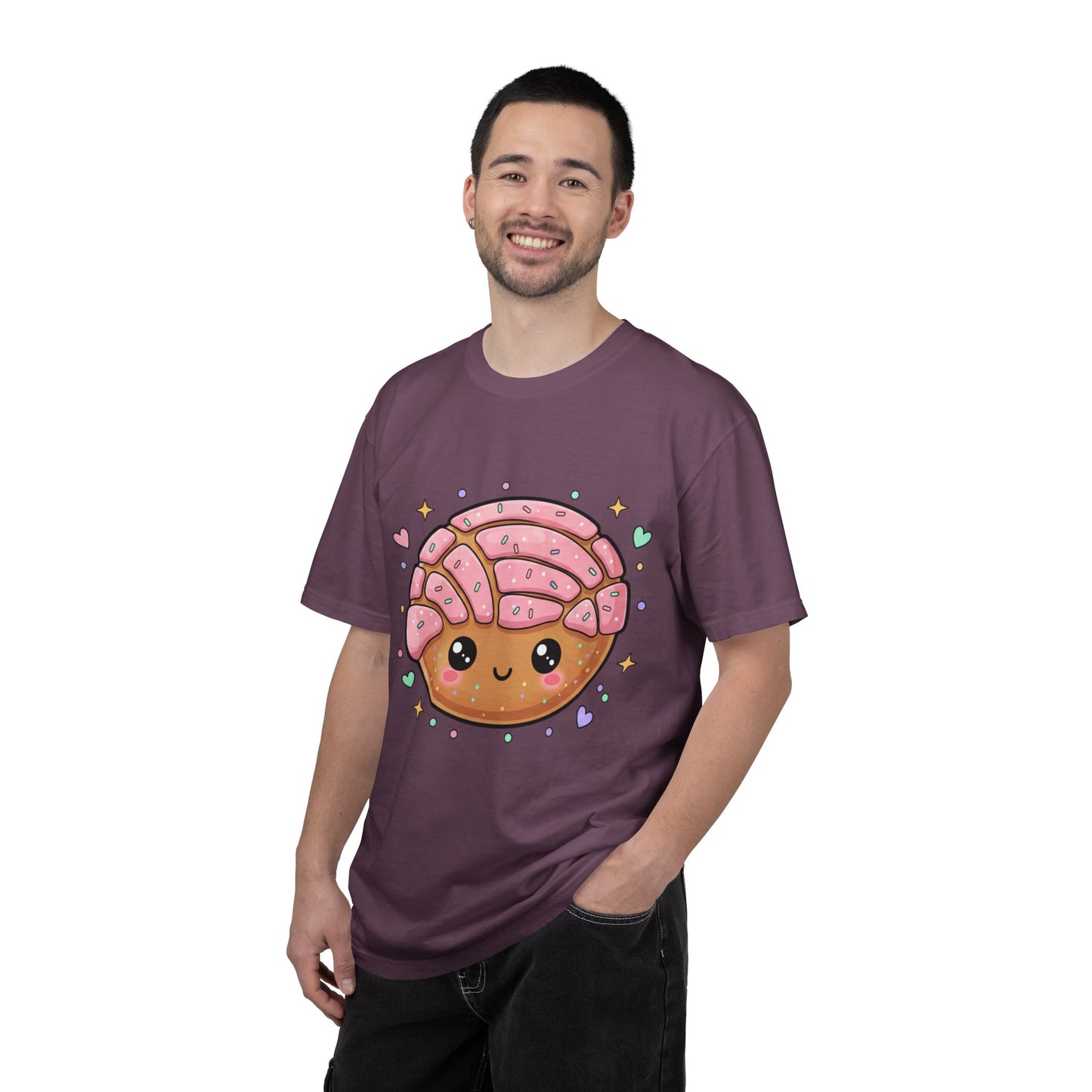 Kawaii Concha Pastry T-Shirt — Cute Mexican Sweet Bread Tee