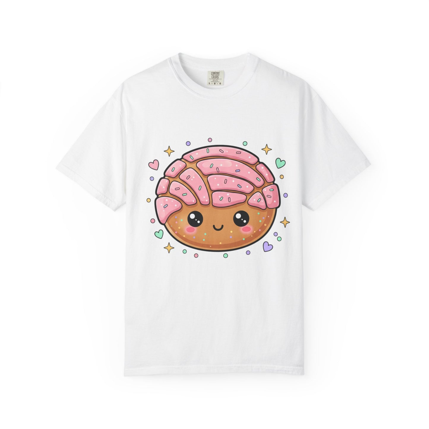 Kawaii Concha Pastry T-Shirt — Cute Mexican Sweet Bread Tee