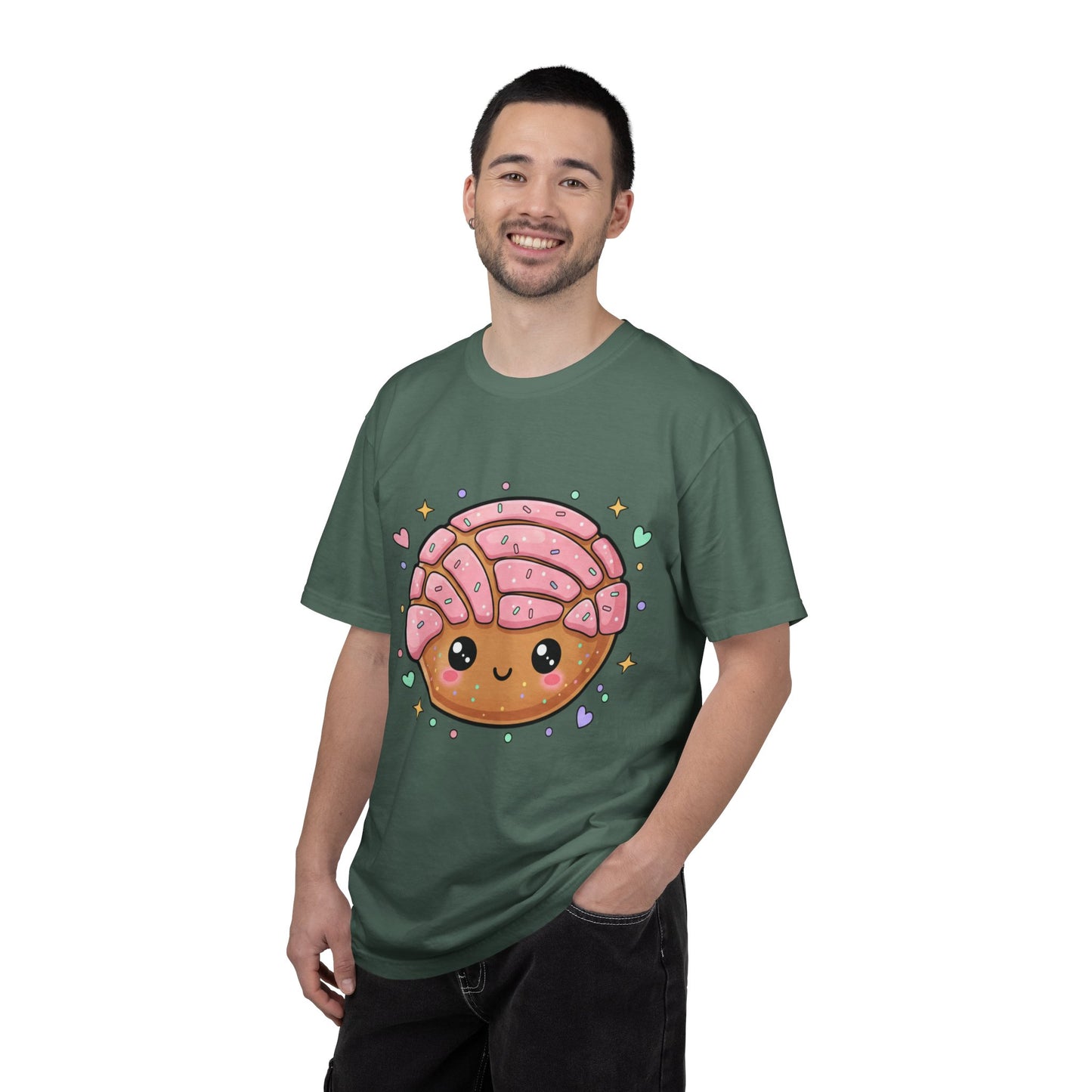 Kawaii Concha Pastry T-Shirt — Cute Mexican Sweet Bread Tee