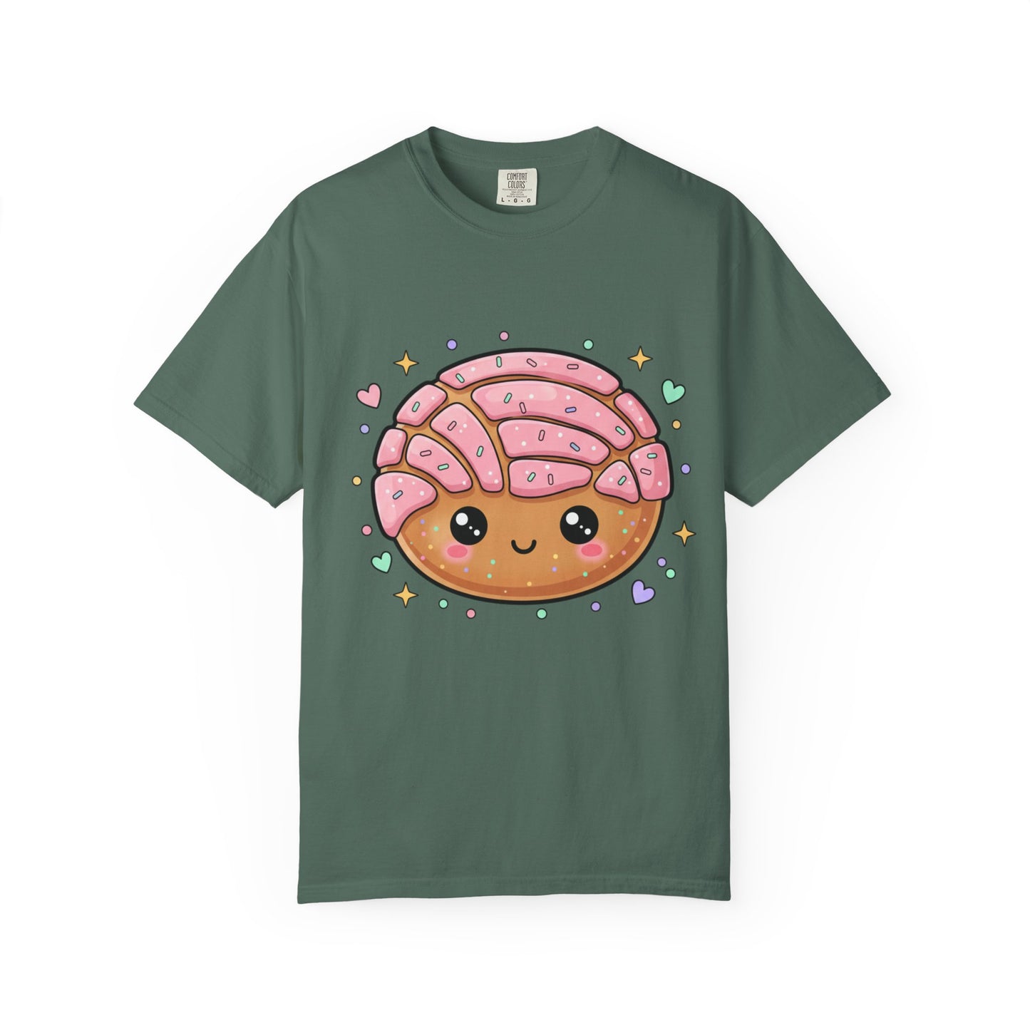 Kawaii Concha Pastry T-Shirt — Cute Mexican Sweet Bread Tee