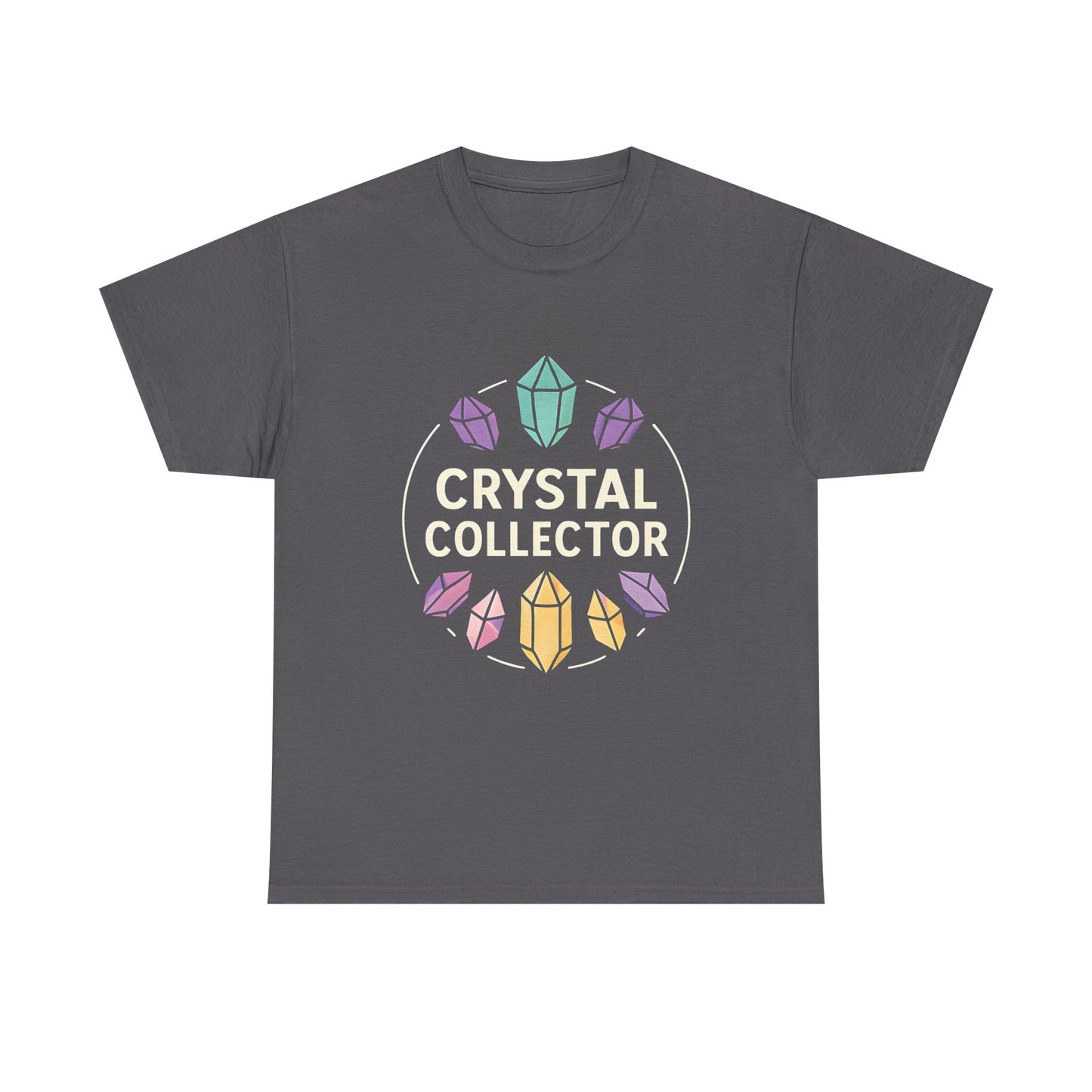 Crystal Collector Tee – Colorful Gemstone Graphic T-Shirt