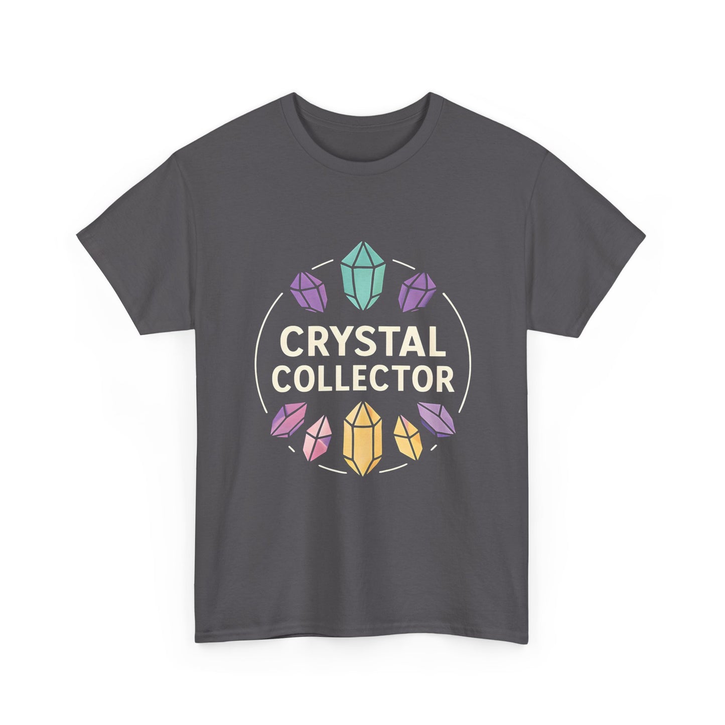 Crystal Collector Tee – Colorful Gemstone Graphic T-Shirt