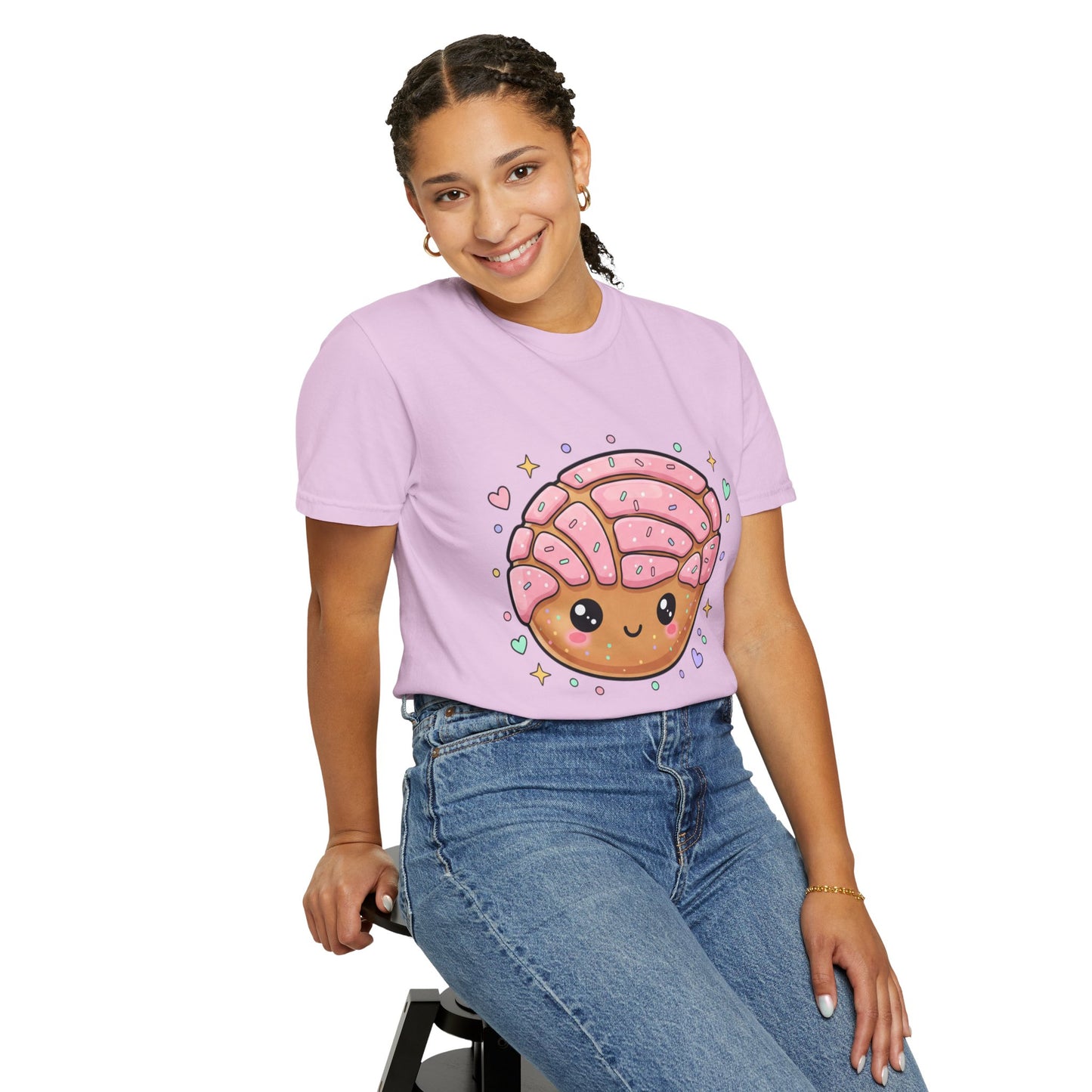 Kawaii Concha Pastry T-Shirt — Cute Mexican Sweet Bread Tee